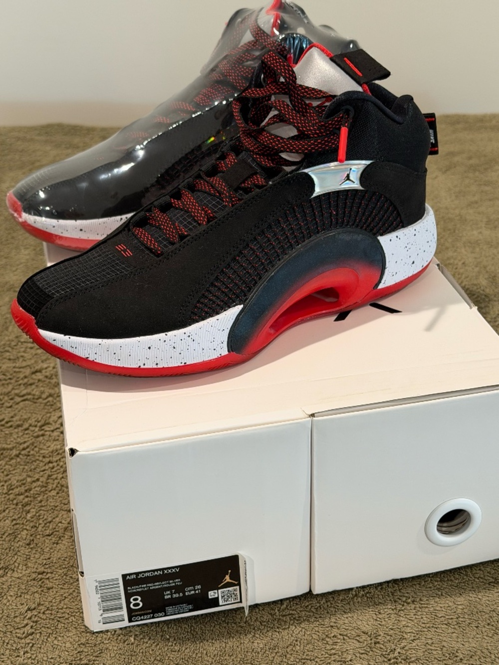 JORDAN XXXV BRED SIZE 8
